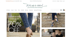 Desktop Screenshot of marmishoes.com